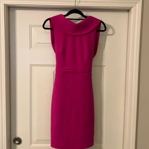 Badgley Mischka Dress 8 NWT Fuscia Pink Stunning